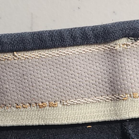 Devon Aire Mid Blue Gray Knee Patch Pull On Breeches Pants M 2646 - Picture 7 of 10